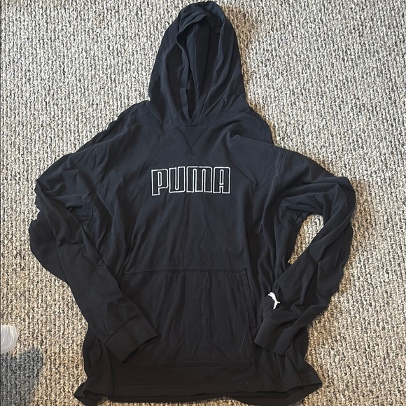 Puma Black Pullover Hoodie - Picture 1 of 1